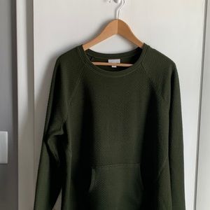 J Jill tunic sweatshirt, green XL